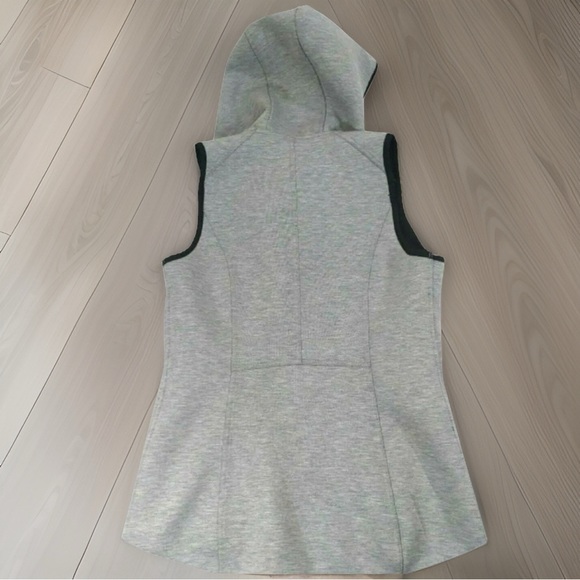 New Gerry Ladies' Lightweight Knit Vest Hooded in Light Heather Grey NWT - Picture 5 of 15